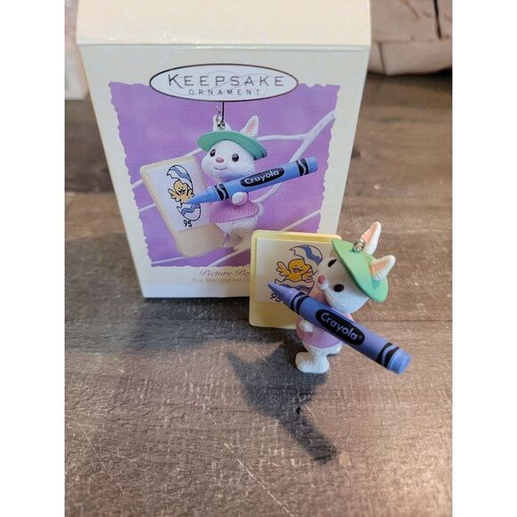 Hallmark Picture Perfect 1994 ornament Xmas Decor Easter - Picture 1 of 5
